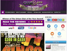 Tablet Screenshot of clubbabesatlanta.com